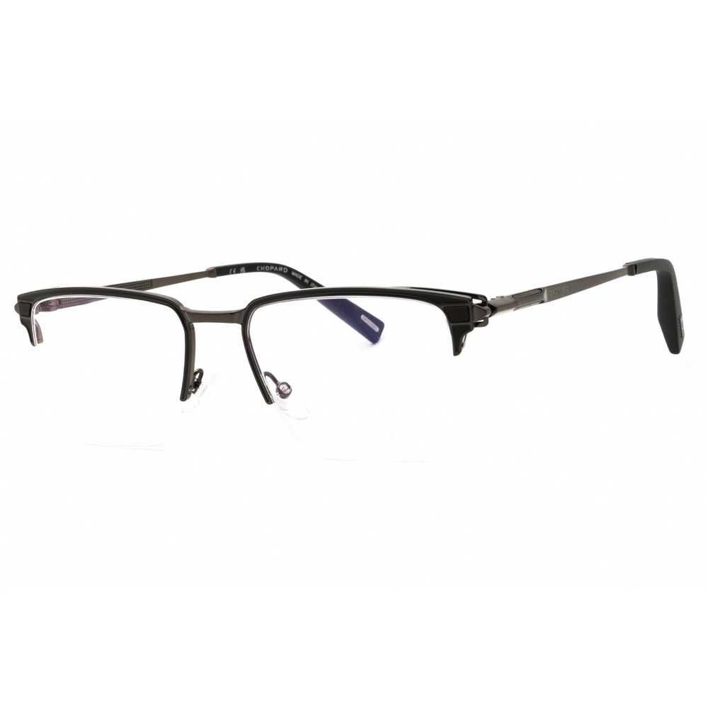NWT Chopard VCHL20V-0K56 Gunmetal Rectangle 54mm Eyeglasses